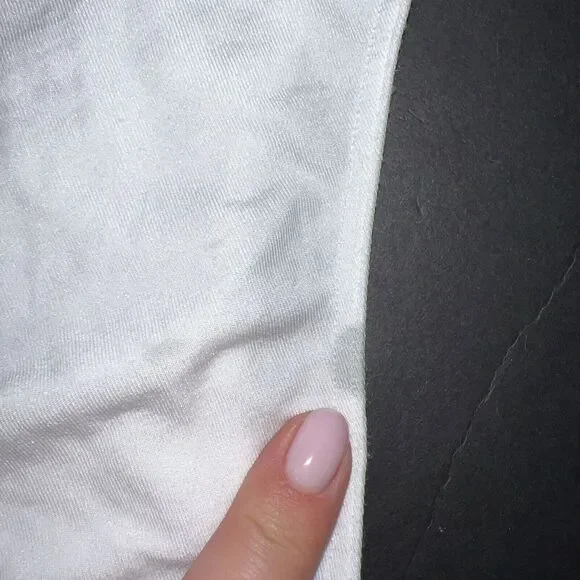 Victoria's Secret 32C BRA SET S BRAZILIAN panty WHITE BLUE BRIDAL DREAM ANGELS Bras